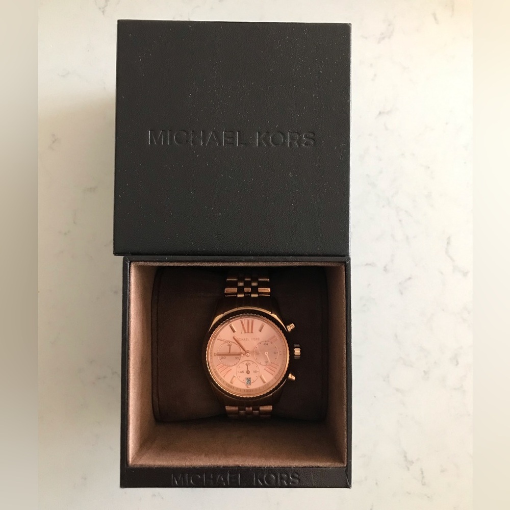 Michael Kors watch rose gold